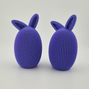 Rillet 3D printet p�ske�g med �rer i moderne design