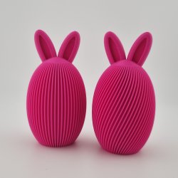 Rillet 3D printet p�ske�g med �rer i moderne design