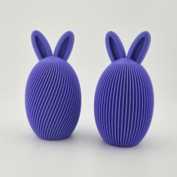 Rillet 3D printet p�ske�g med �rer i moderne design