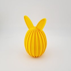 3D printet p�ske�g med kanin�rer �bnet i to dele med gevindlukning