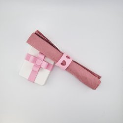 servietring med hjerter