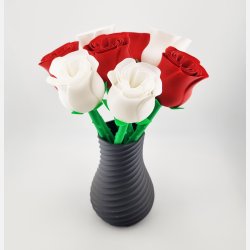 Buket roser i en vase