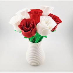 Buket roser i en vase