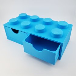 Modul�r mini opbevaringsskuffe i byggeklods design