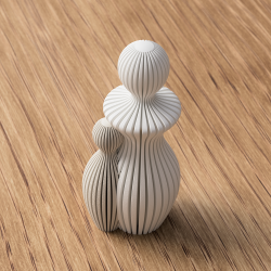 Mors dag statue med mor og barn i moderne design